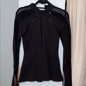 Free people mesh top